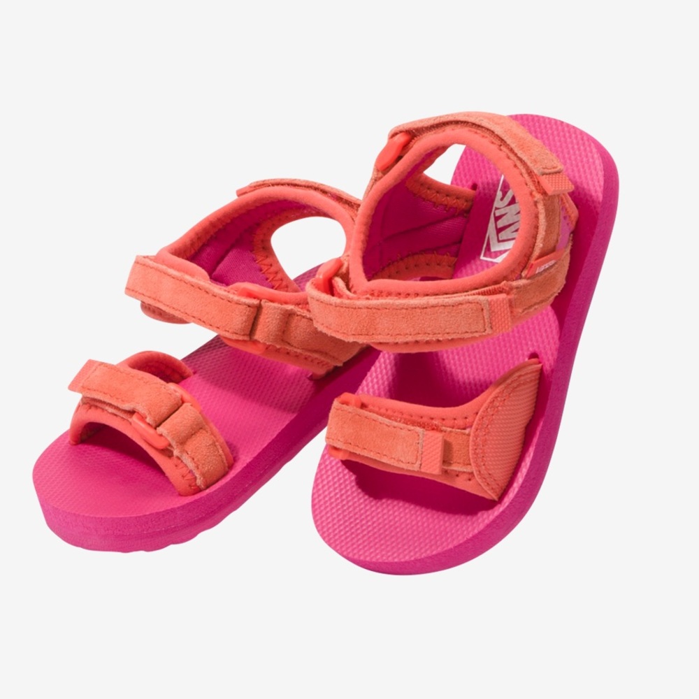 VANS Kids Tri-Lock Pink Sandals Girl’s Size 2 to 3 NEW